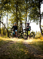 Cyklister längs S:t Olavsleden